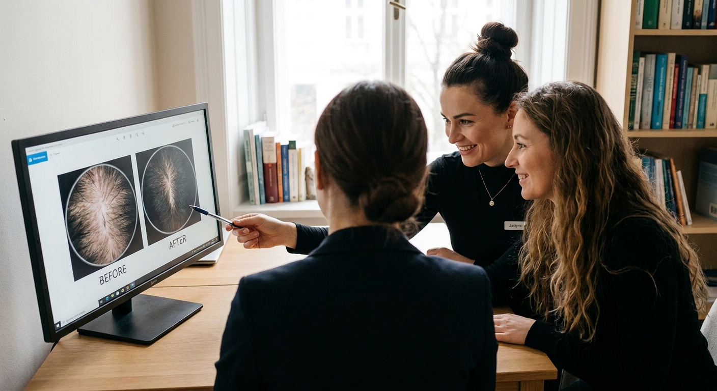 Konsultacja — omówienie efektów terapii z pacjentką